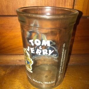 Antique Tom and Jerry Welches Jam Jar